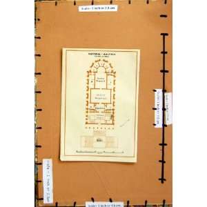  Map 1921 Plan National Galerie Berlin Germany Zweiter 