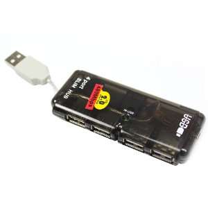    4 Port Mini USB HUB High Speed 480 Mbps PC Slim: Electronics
