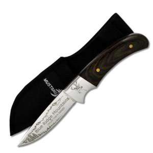  Mustang Knives Blue Ride Mountains Fixed Blade Knife with 