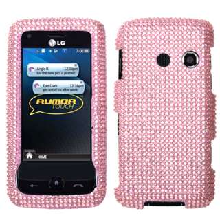 Pink Bling Hard Case Cover LG Banter Touch LN510  