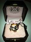 Juicy Couture Crystal BLING Butterfly flower stack set 3 Rings silver 
