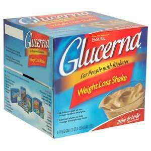 Glucerna Weight Loss Shake, Dulce de Leche, Case of 24 Cans  each 11 