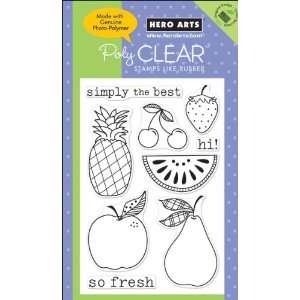  Poly Clear Stamps Simply The Best Arts, Crafts & Sewing