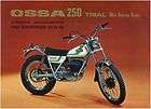 OSSA Brochure MAR Plonker 250 Trials 1972 Sales Catalog Catalogue 