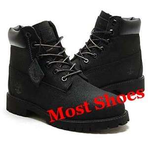 Timberland Junior Boys Boots Pre 6inch 34975 Black Noir  