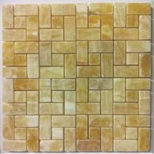   with matching Honey Onyx DOT Polished Mosaic Tiles   LOT OF 50 SHEETS