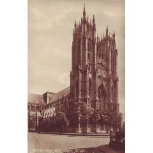   Coaster English Church Yorkshire Beverley Minster Y177