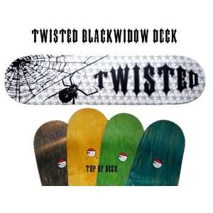  Twisted Black Widow Skateboard Deck