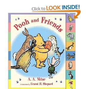  Pooh and Friends Tab Board Book A. A./ Shepard, Ernest H 