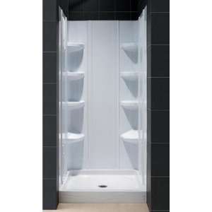  Qwall 03 Shower Wall for Single Threshold Base Compatible 