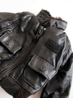 FC023 1/6 BBI ELITE FORCE Black Leather Jacket N1  