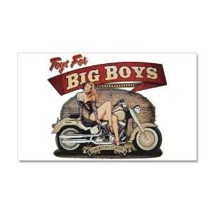   Vinyl Sticker Toys for Big Boys Lady on Motorcycle: Everything Else