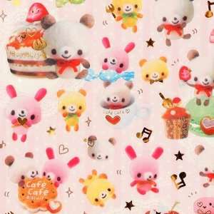  kawaii Cafe Cafe Bear sticker bunny cute Toys & Games