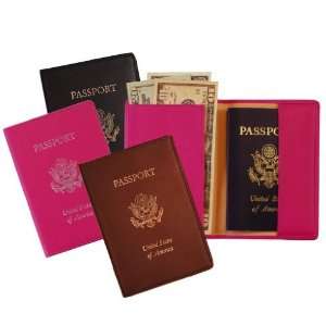   Foil Stamped Rfid Blocking Passport Jacket   Black: Sports & Outdoors