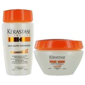 Kerastase Nutritive Nutri Thermique Shampoo 8.5 oz & Masque 6.8 oz