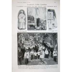  1908 Catholic Lady Lourdes Grotto Chapel Clement Tyck 