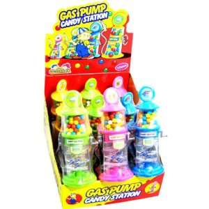 Candy Gas Pump Station, 12 count dispenser:  Grocery 