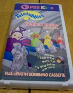 PBS Kids Teletubbies BEDTIME STORIES AND LULLABIES VHS VIDEO 