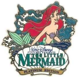   The Little Mermaid Platinum Edition DVD Pin   Ariel (GWP) Pin 49804