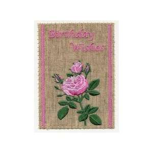  Card Note :B Embroidery/Birthday Wishes Flower: Everything 