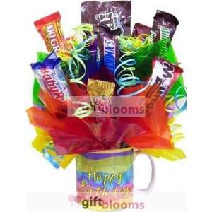  Birthday Party Fun Mug Candy Bouquet for HER: Home 