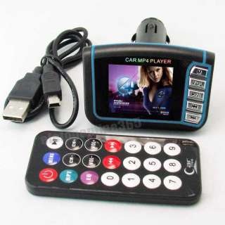 LCD Car MP3 MP4 Player SD MMC FM Transmitter Remote  