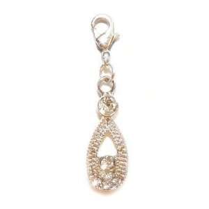   Silver Plated Heart Clasp Charm , will Fit Thomas sabo Charm Bracelets