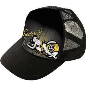 Sector 9 Roxanne Trucker Adult Adjustable Sportswear Hat/Cap w/ Free B 