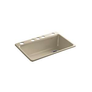 KOHLER K 5871 5U 33 Riverby Undercounter Single Basin Kitchen Sink 
