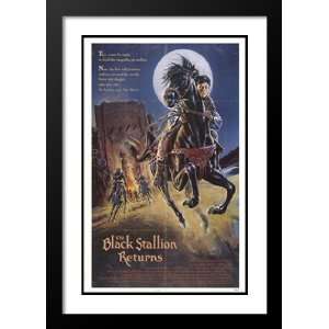  The Black Stallion Returns 20x26 Framed and Double Matted 