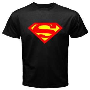  Superman Logo New Black T shirt Size 2XL Everything 