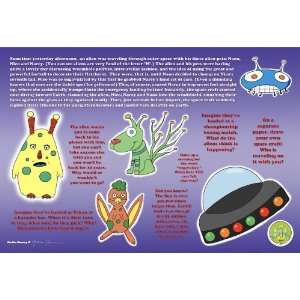  ALIEN ADVENTURE Placemats, (laminated)