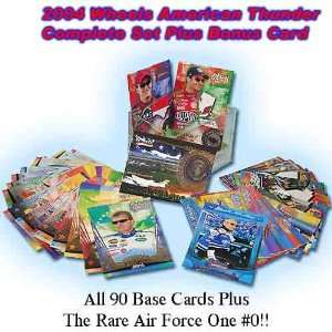  Wheels American Thunder 04 Complete Card Insert Set Toys 