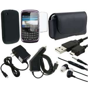    7 Accessory Bundle For BlackBerry Curve 3G 9300 9330: Electronics