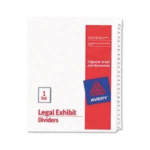  Allstate Style Legal Side Tab Dividers, 25 Tab, 51 75 