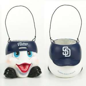  BSS   San Diego Padres MLB Halloween Ghost Candy Bucket (6 