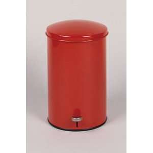  United Defenders 3.5 gallon Steel Step Can Red Waste 