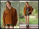 Vtg 80s Brown Suede Leather Oversized Slouchy Western B