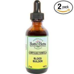 Alternative Health & Herbs Remedies Blood Builder, 1 Ounce 