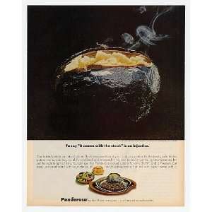  1972 Ponderosa Restaurant Baked Potato Print Ad (11351 