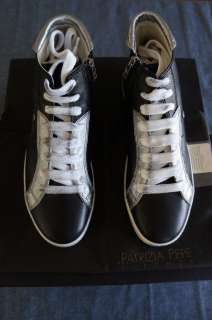 PATRIZIA PEPE High top leather sneaker size 10US/43EU  