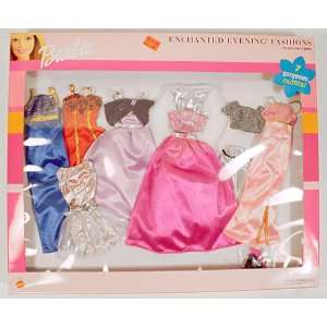  Mattel Barbie Doll Enchanted Evening Fashions 68381: Toys 