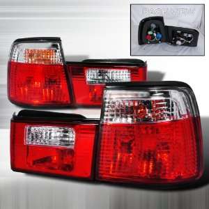  Bmw Bmw E34 4Dr Tail Lights /Lamps  Red Clear Performance 