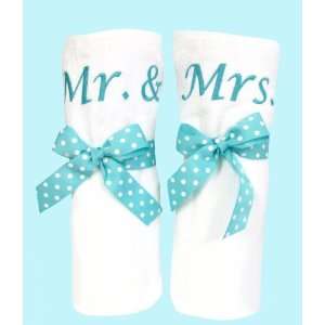  Personalized Mr and Mrs Beach Towel Set: Home & Kitchen