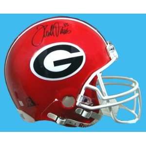  Terrell Davis Hand Signed University of Georgia Helmet 