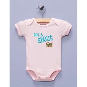  Out & About Pink Infant Bodysuit / One piece: Baby