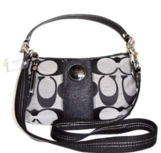   Demi Bag / Crossbody Bag Handbag Style 15111 Black/White Clothing