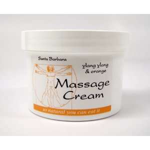 Real Bodywork Santa Barbara Massage Cream   Ylang Ylang & Orange 32 