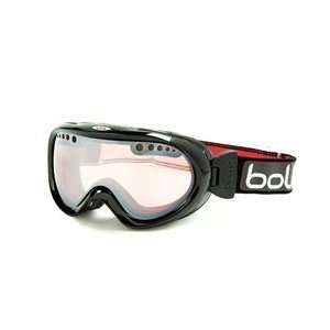  Bolle Nebula Ski Goggles   Shiny Black Frame & Vermillon Gun Lens 