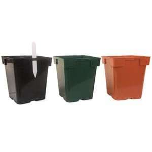   Magnum Square Pot   Color Terra cotta, 10 each Patio, Lawn & Garden